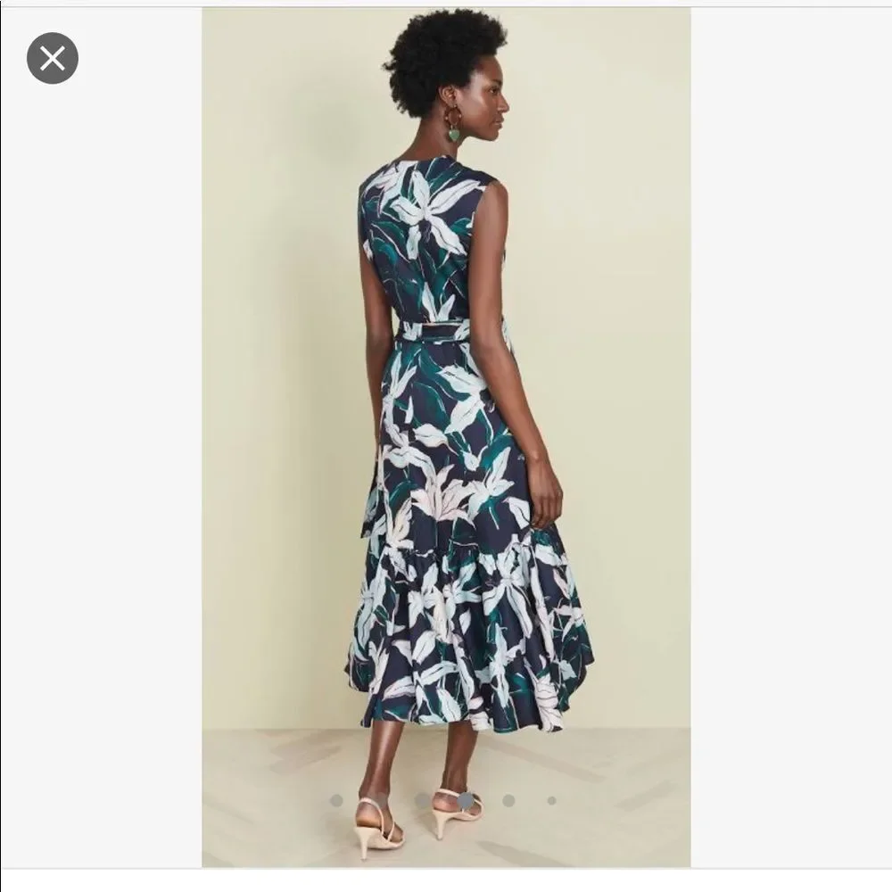 Tory Burch cotton wrap dress. - Picture 7 of 9